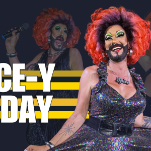 Spice performing live at Minnelli’s drag show in Benalmádena on a Sunday night