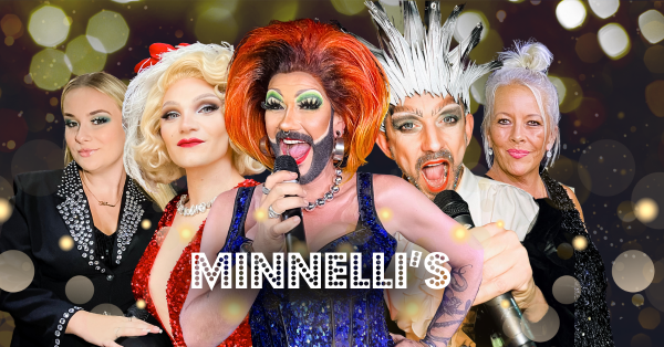 Spice, King Key, Lana L'Amour, JJ and Tahnee performing live at Minnelli’s drag cabaret in Benalmádena on the Costa del Sol