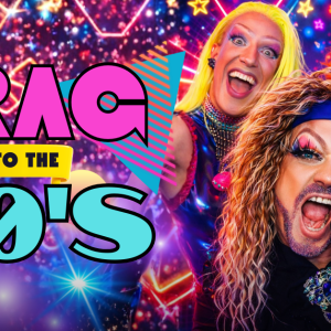 Minnelli’s Showbar glowing with 80s lights and drag party vibes