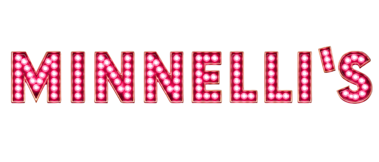 Minnelli’s neon pink marquee logo for a glamorous drag cabaret venue on the Costa del Sol.