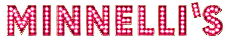 Minnelli’s neon pink marquee logo for a glamorous drag cabaret venue on the Costa del Sol.