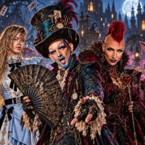 Wonderland theatrical cabaret at Minnelli’s in Benalmádena